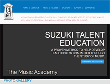 Tablet Screenshot of musicacademyinrockford.com